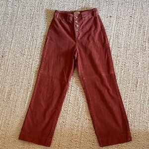 Marine Layer Wide Leg Corduroy Pants